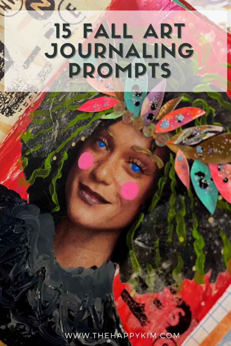 15 art journal prompts pin