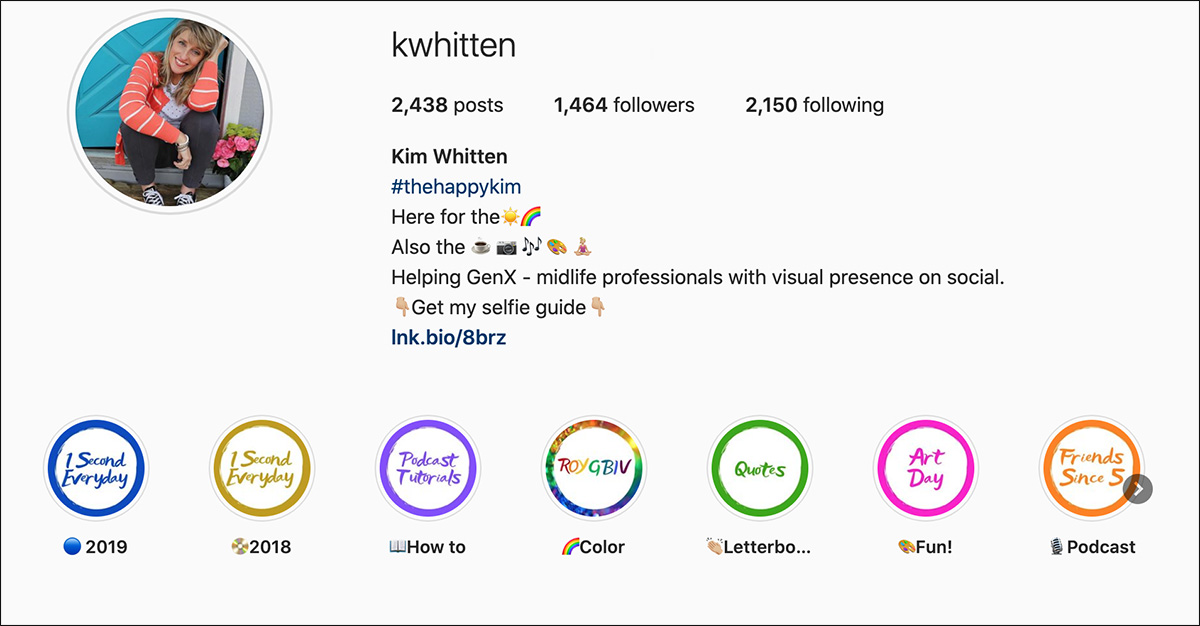 kwhitten instagram bio
