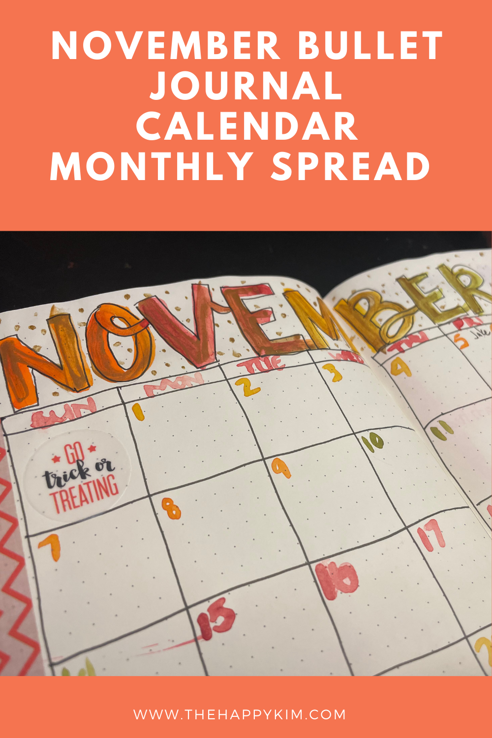 november bujo pin