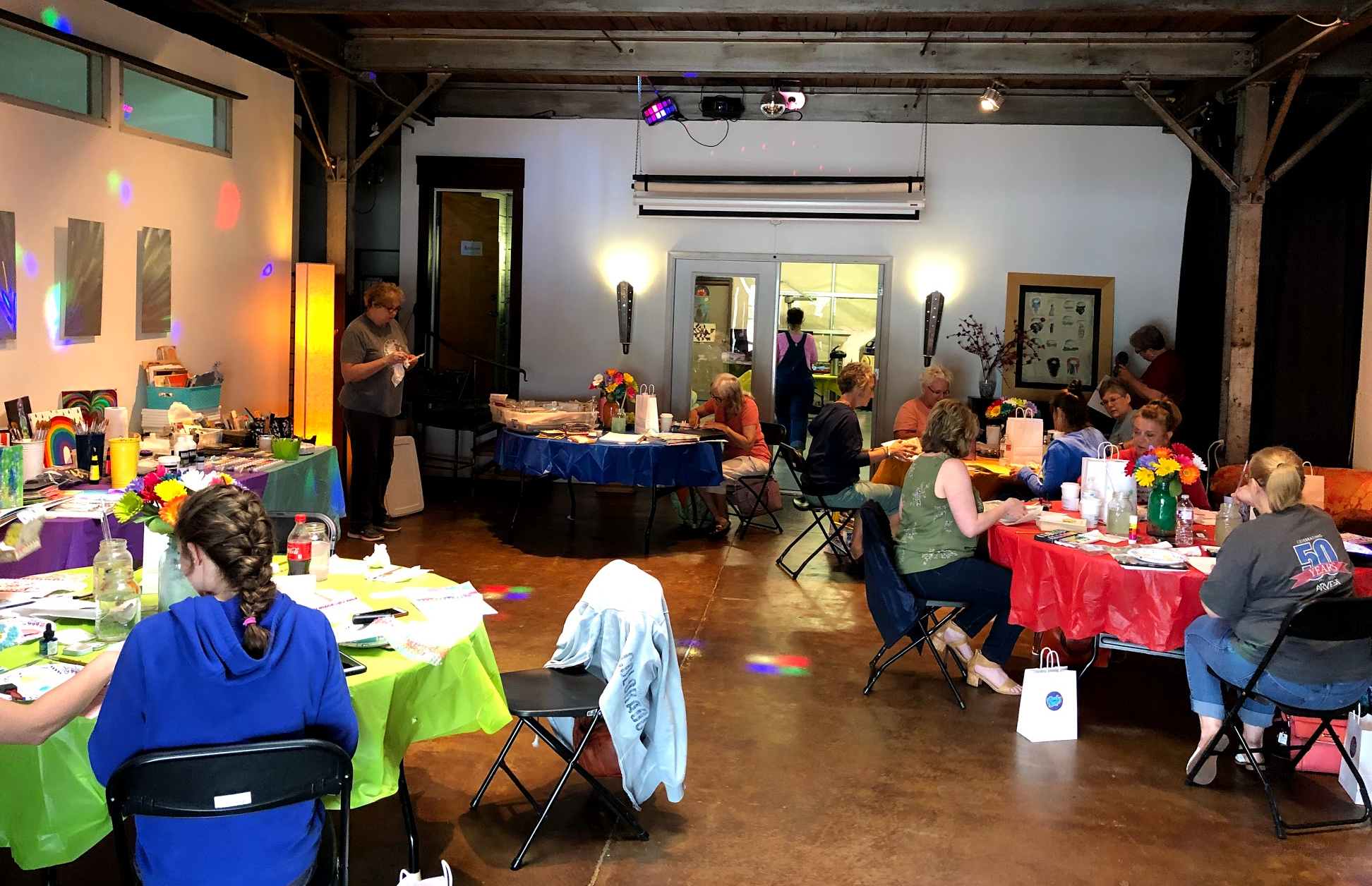 taking an art class is a way to be creative for non artists