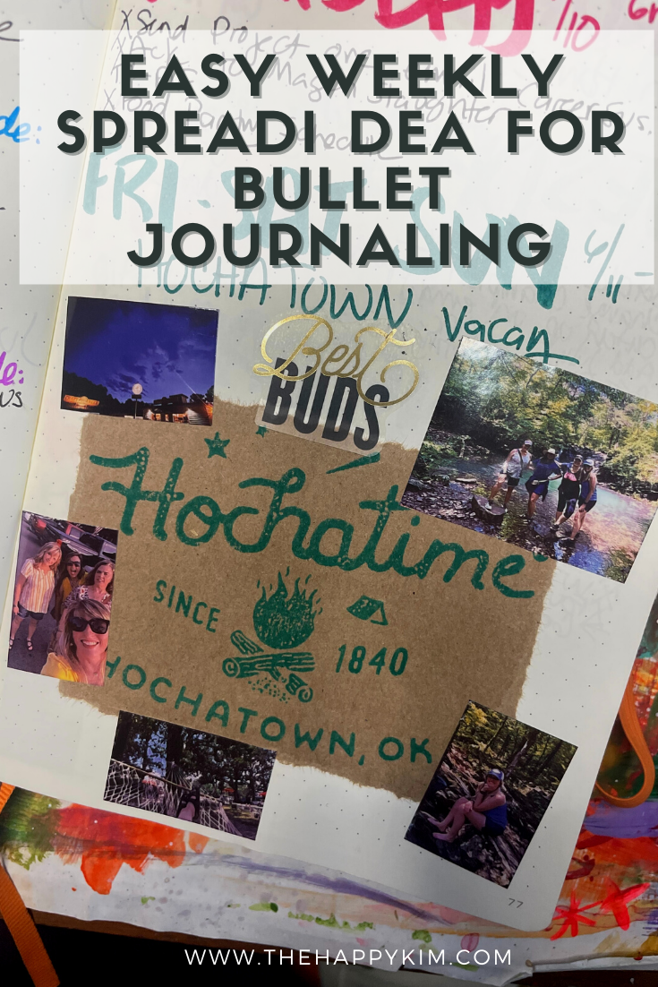 Simple Weekly Spread pin