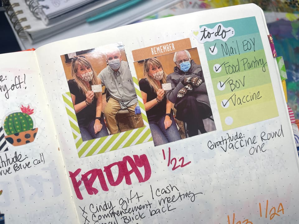 Simple Bullet Journal Weekly Spread