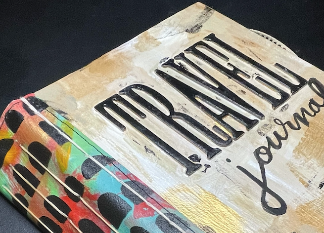 Creative Soft Spine Travel Journal Idea